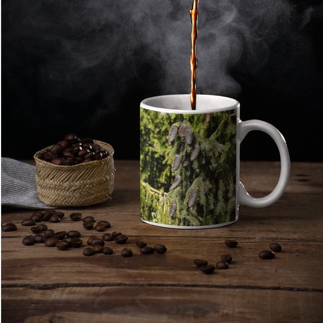 Caneca De Café Pinecones (Criador carregado)