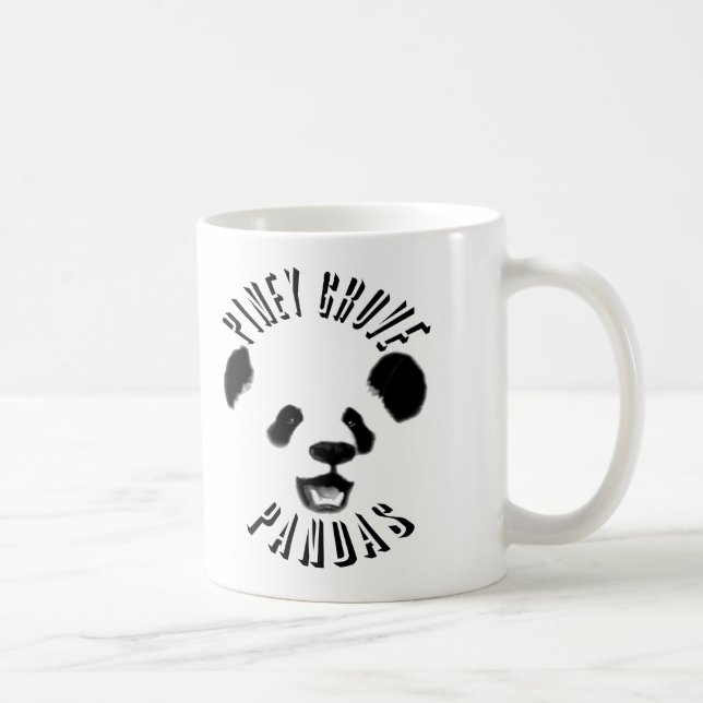 Caneca de café Piney da panda do bosque (Direita)