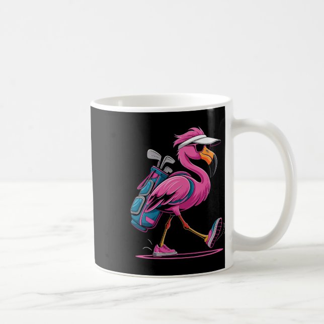 Caneca De Café Ping Flamingo Golf Sungles Woman Ladies Men Golf L (Direita)