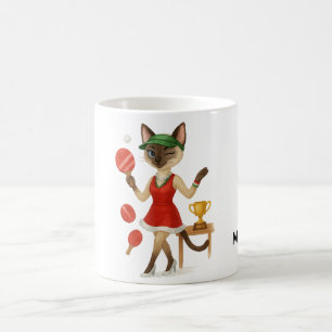 Caneca De Café Ping Pong Natal temático