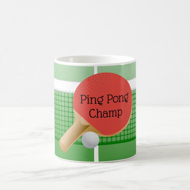 Caneca De Café Ping Pong - Tênis Design Coffee Mug (Centro)