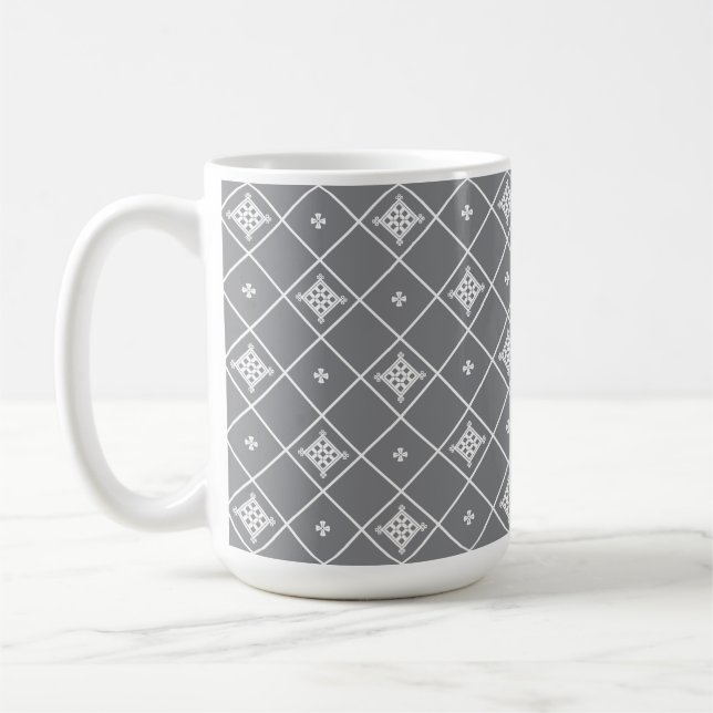 Caneca De Café Pingente cruz geométrica (Esquerda)