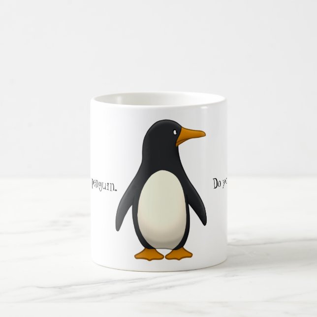 Caneca De Café Pinguim (Centro)
