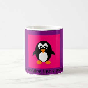 Caneca De Café Pinguim bonito