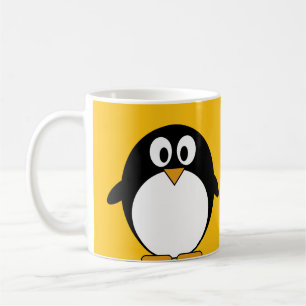 Caneca De Café Pinguim bonito e moderno dos desenhos animados