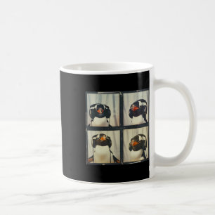 Caneca De Café Pinguim com defensores do ouvido Autismo Autismo