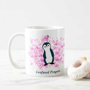 Caneca De Café Pinguim Confundida
