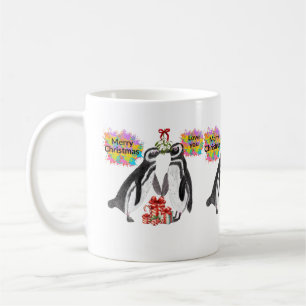 Caneca De Café Pinguim do Amor de Natal