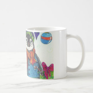 Caneca De Café Pinguim do bebê do feriado