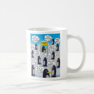 Caneca De Café Pinguim do Mês.
