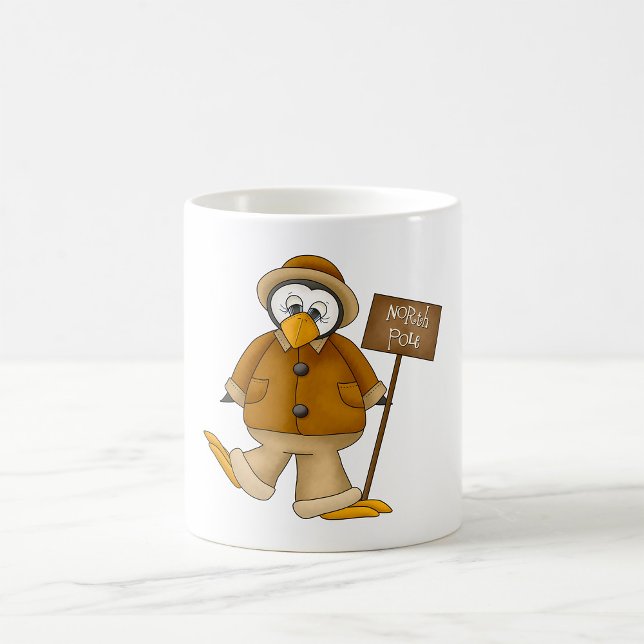Caneca De Café Pinguim do Polo Norte (Criador carregado)