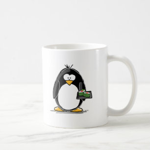 Caneca De Café Pinguim do sushi