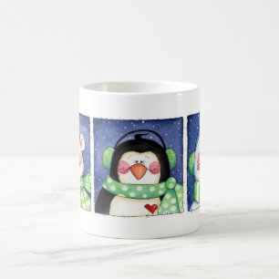 Caneca De Café Pinguim e Amigos