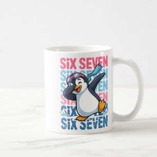 Caneca De Café Pinguim engraçado de Natal Dabbing Xmas Dab Seis S