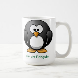 Caneca De Café Pinguim esperto