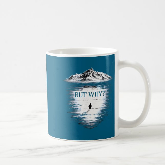 Caneca De Café Pinguim mas por quê  (Direita)