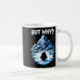 Caneca De Café Pinguim mas por que montanhas
