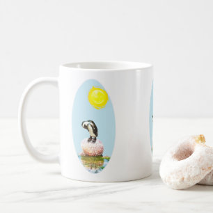 Caneca De Café Pinguim Nápoles no Sol