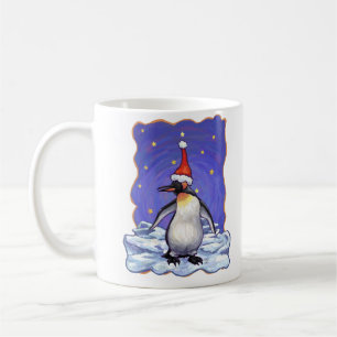 Caneca De Café Pinguim Natal