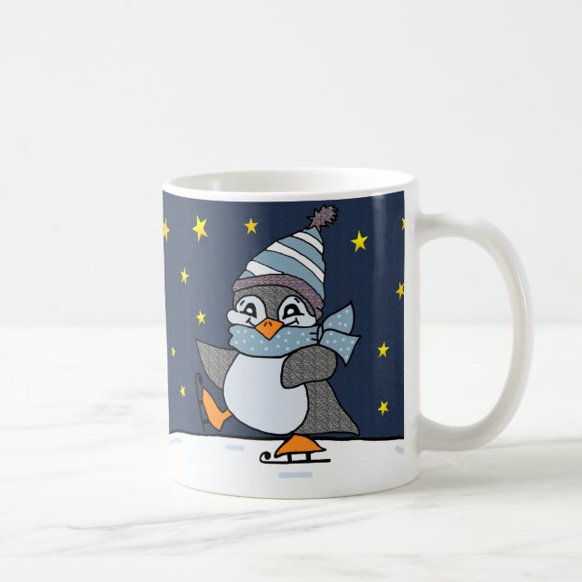 Caneca De Café Pinguim Pequeno (Direita)