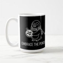 Caneca De Café Pinguim Perdido da Groenlândia Embrassa o Caminho 