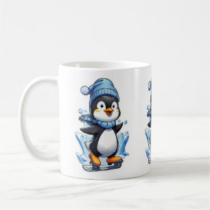 Caneca De Café Pinguim-Pinguim-Espingarda De Gelo