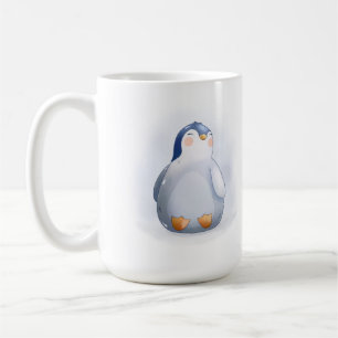 Caneca De Café Pinguim-Pinguim-Pinguim-Café-Manga