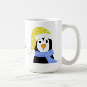 Caneca De Café Pinguim Surpreso - Só Relaxando
