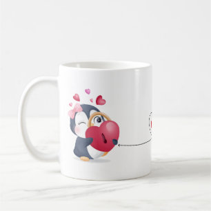 Caneca De Café Pinguins de café personalizados