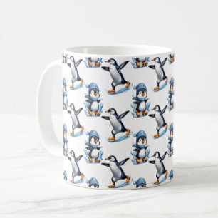 Caneca De Café Pinguins - Design