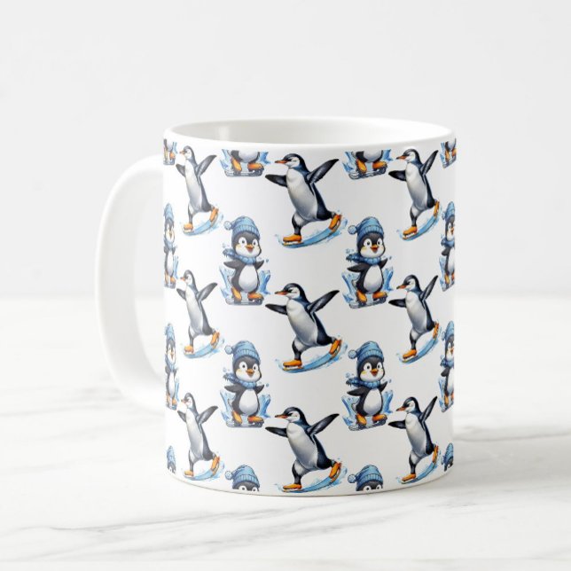 Caneca De Café Pinguins - Design (Criador carregado)
