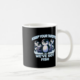 Caneca De Café Pinguins Fofos Mantêm Suas Tarifas Ilha De Pinguin
