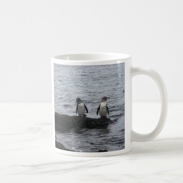 Caneca De Café Pinguins Galápagos (Direita)