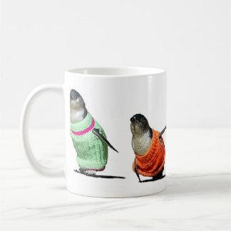 Caneca De Café Pinguins nas camisolas