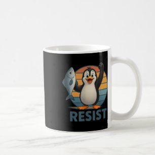 Caneca De Café Pinguins resistentes ao ativismo pinguim protestam