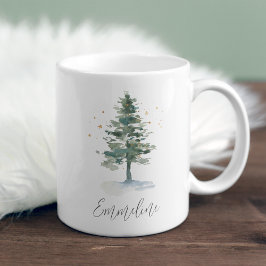 Caneca De Café Pinheira Pinheira do Esplendor de Inverno - Natal 