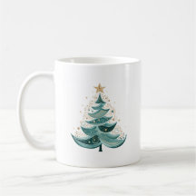 Pinho de inverno Tree Fora de Natal Mug