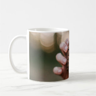 Caneca De Café Pinho de madeira de cone ao ar livre