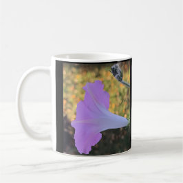 Caneca De Café Pink and Gold Sparkle Morning Glory