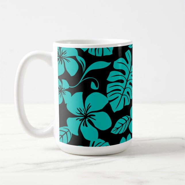 CANECA DE CAFÉ PINK BIKINI (PRETO/TEAL) (Esquerda)