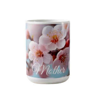 Caneca De Café Pink Blossom Magic