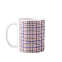 Pink Blue Plaid Classic Pattern Retro