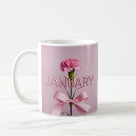 Caneca De Café  Pink Carnation January Flower Classic Mug