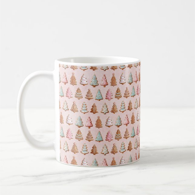 Caneca De Café Pink Christmas  (Esquerda)