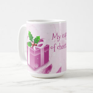 Caneca De Café Pink Christmas Gift Coffee Mug