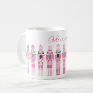 CANECA DE CAFÉ PINK CHRISTMAS NUTCRACKERS