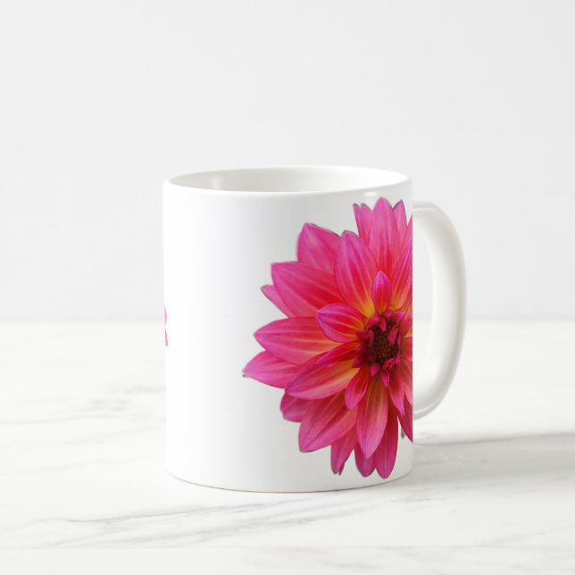 Caneca De Café Pink Dahlia Mug (Frente Esquerda)