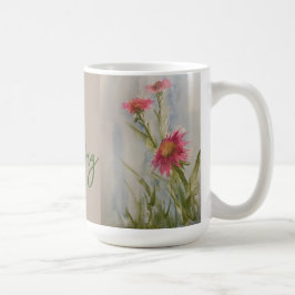 Caneca De Café Pink Daises Coffee Mug