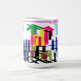 Caneca De Café Pink flamingo beach