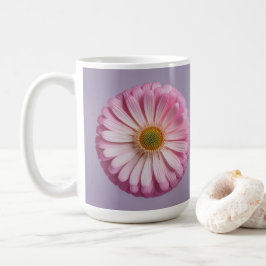 Caneca De Café Pink Flower Meditation Classic White Mug